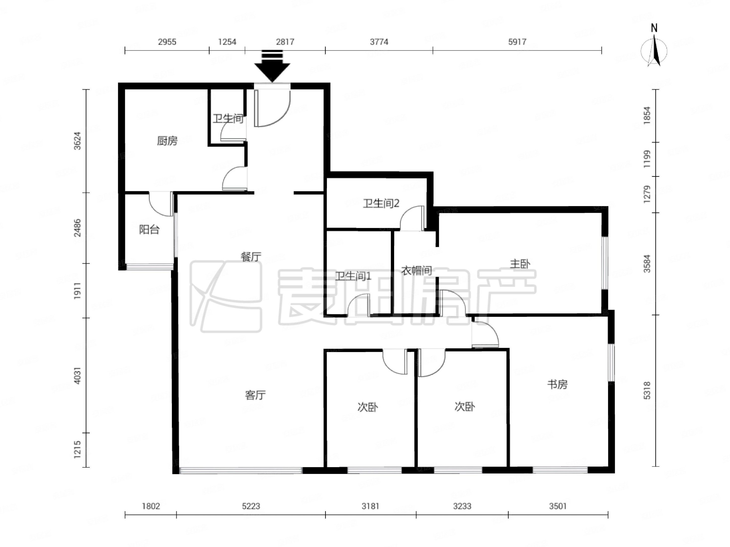 客厅三卧朝南 户型好 采光好 人车分流 性价比高 价格可聊,紫竹花园