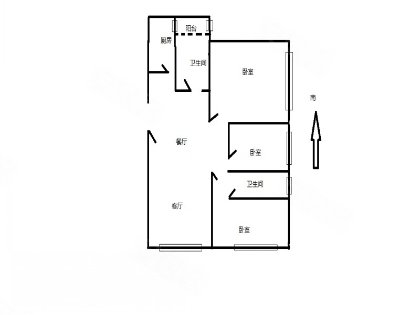 急售送车位江东誉峰峰景毛坯3房南北向