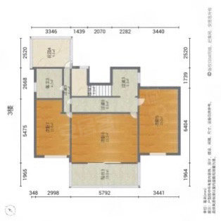 汇益花园(西区)6室2厅3卫354㎡南北12000万