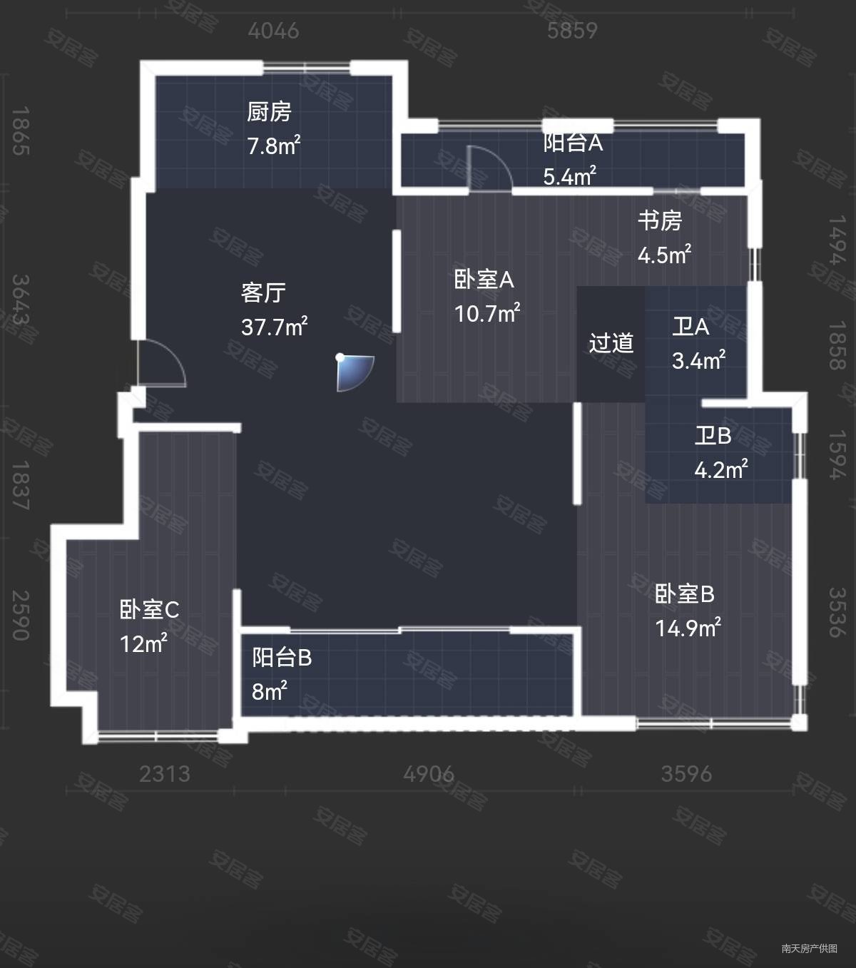 好房东首边套洋房雅戈尔江125平诚心卖有钥匙