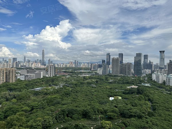 深圳福田香蜜湖香域中央花园香域 中央看公园全景大四房,带车位出租