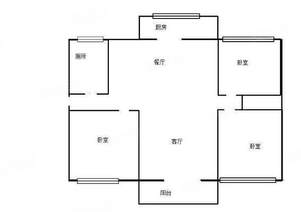 石家庄桥西简良富贵城富贵城精装三室两厅拎包住图片真实看房方便2600