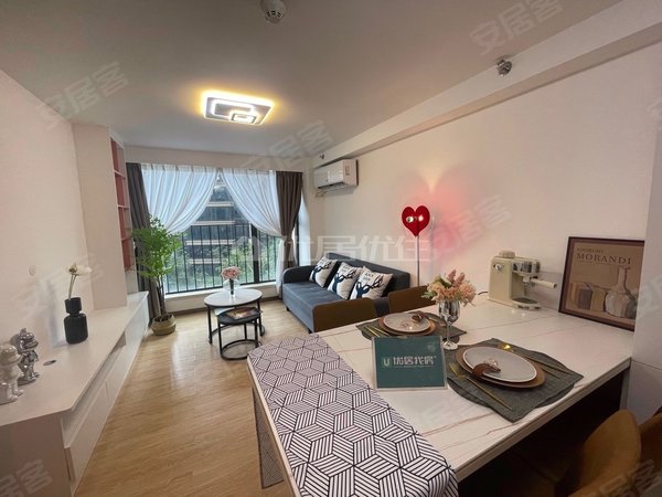东莞虎门北栅龙光玖龙玺(商住楼)loft 龙光玖龙玺精装修2房 全新配置