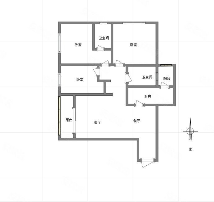 业主急售!叠彩西城大三房双卫 户型方正视野开阔 看房方便