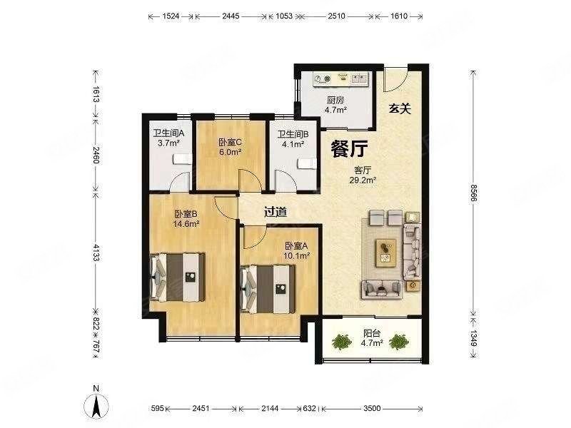 合肥房产网>合肥二手房>滨湖新区二手房>高速时代广场二手房>云谷名庭