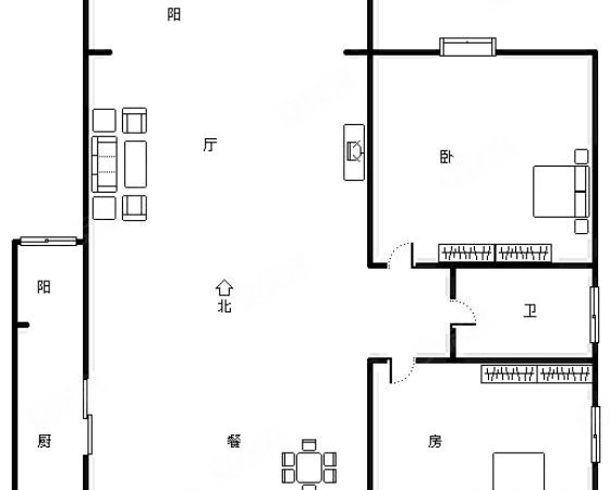 世贸西城精装2房 押一付一 真图实价来电即看,西乡塘租房-南宁58安居