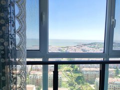 威海乳山市银滩淮河路9号，电梯23楼，两室一厅，看全海，全新家具家出租房源真实图片