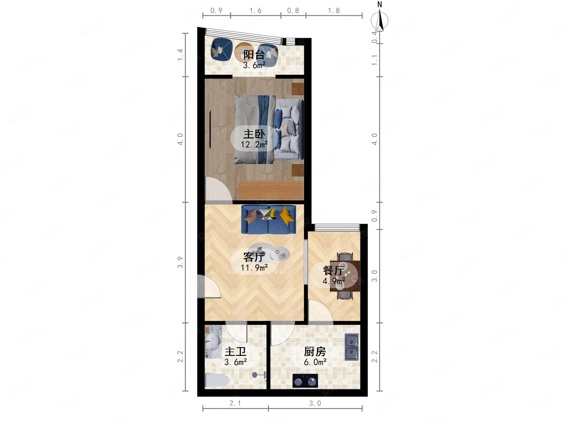 香江花园一居电梯房邻地铁公交商圈成熟业主诚意出售有座位