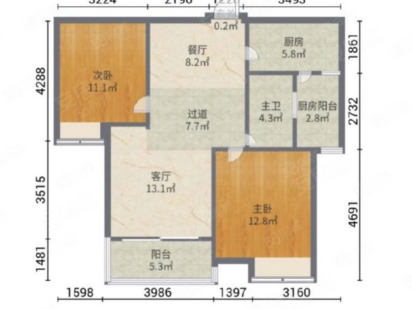 【多图】慧芝湖花园(一二期),大宁租房,全屋豪装家具家电 中空地暖 首
