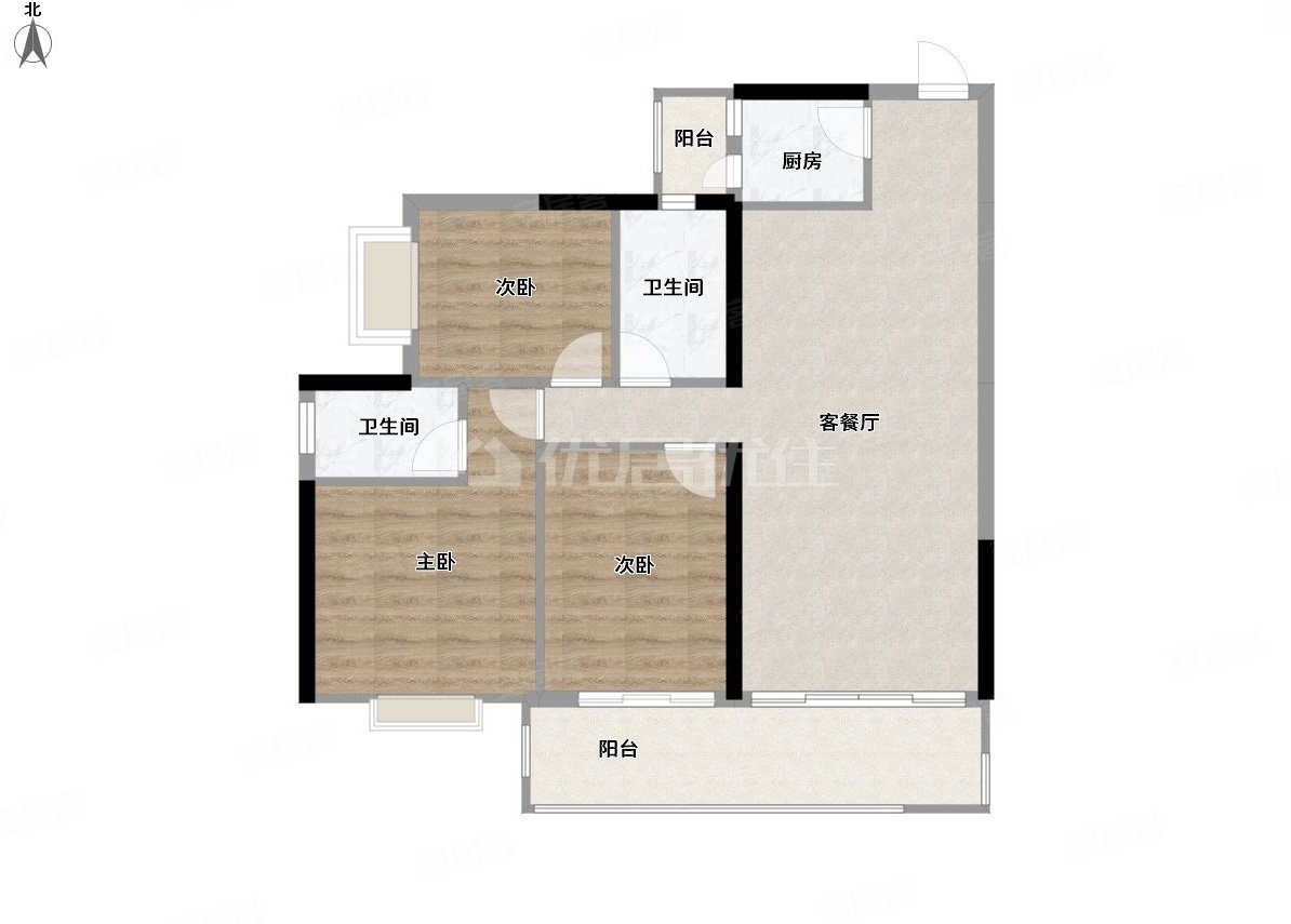 北湖核心急售实拍图片大唐天城三房价可谈