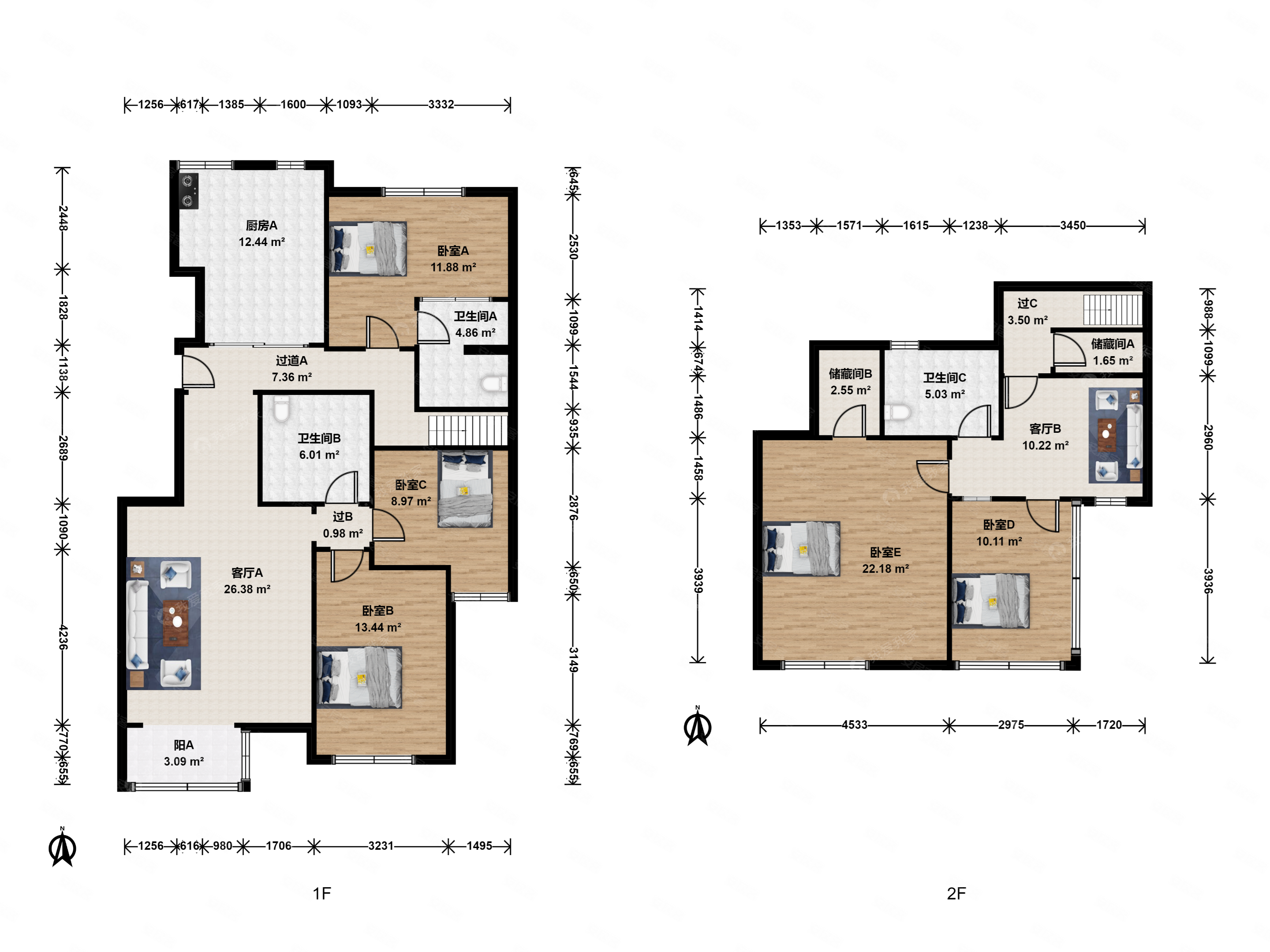 西三环风荷曲苑顶层复式满五年商品房看房方便