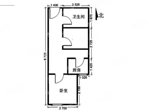 羊房花园大1居室70平 全南 康润家园 诺德中心出租房源真实图片