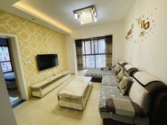 德阳旌阳城北春天印象  城北实验附近 高铁站附近  精装两室 两个空调出租房源真实图片