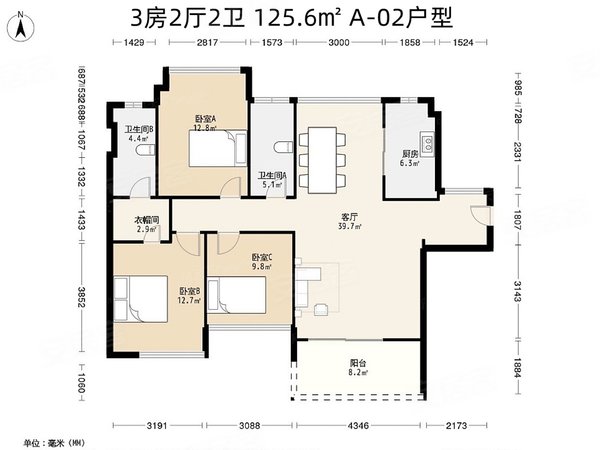 深圳福田香蜜湖安峦公馆安峦公馆 4室2厅2卫 电梯房 精装修 配套齐全
