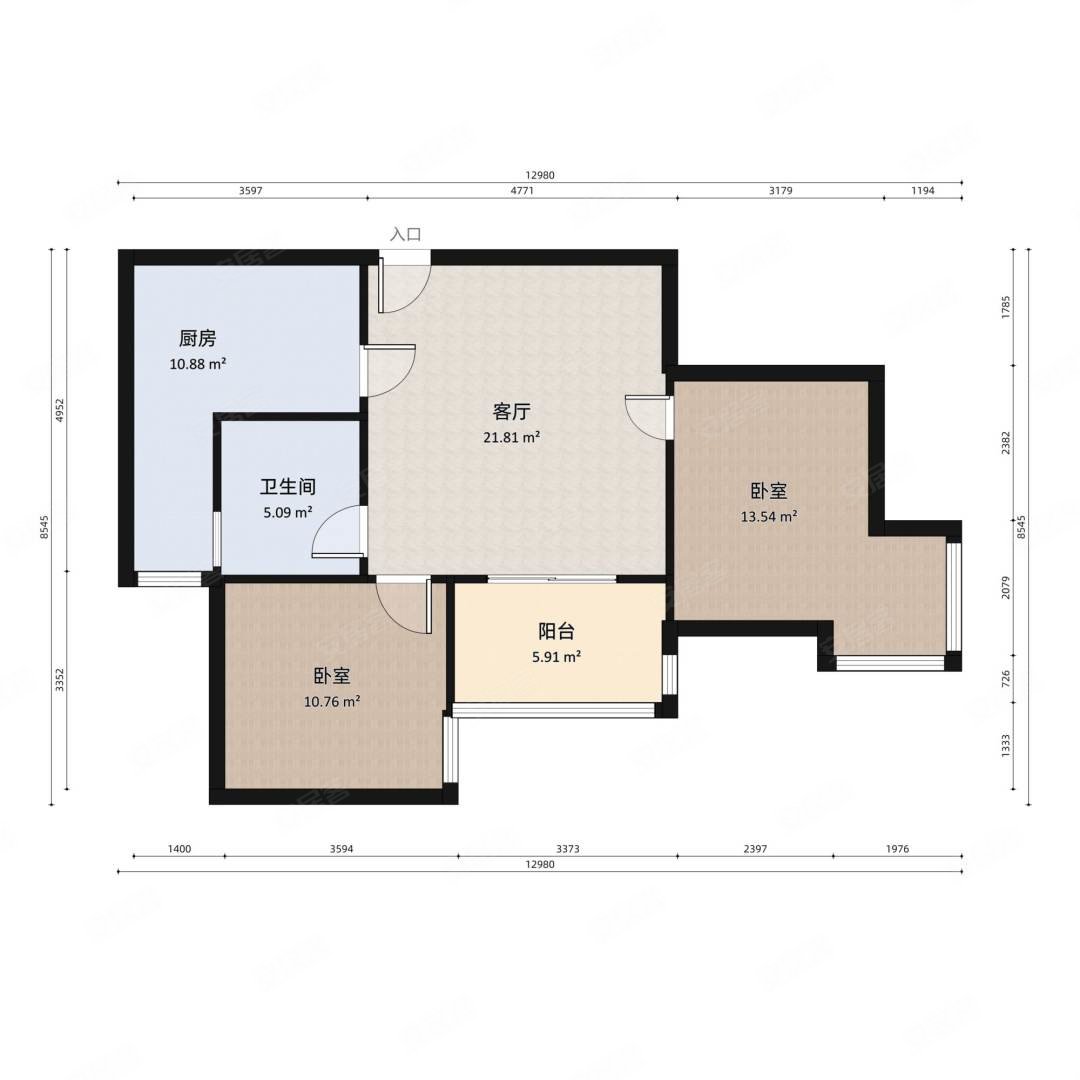 瑞园三号楼16年建成东南户精装2房稳八纬一路看房方便