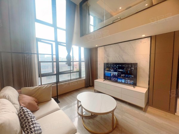 口 恒大城市之光精装复式大两房 拎包入住 价格实惠出租房源真实图片