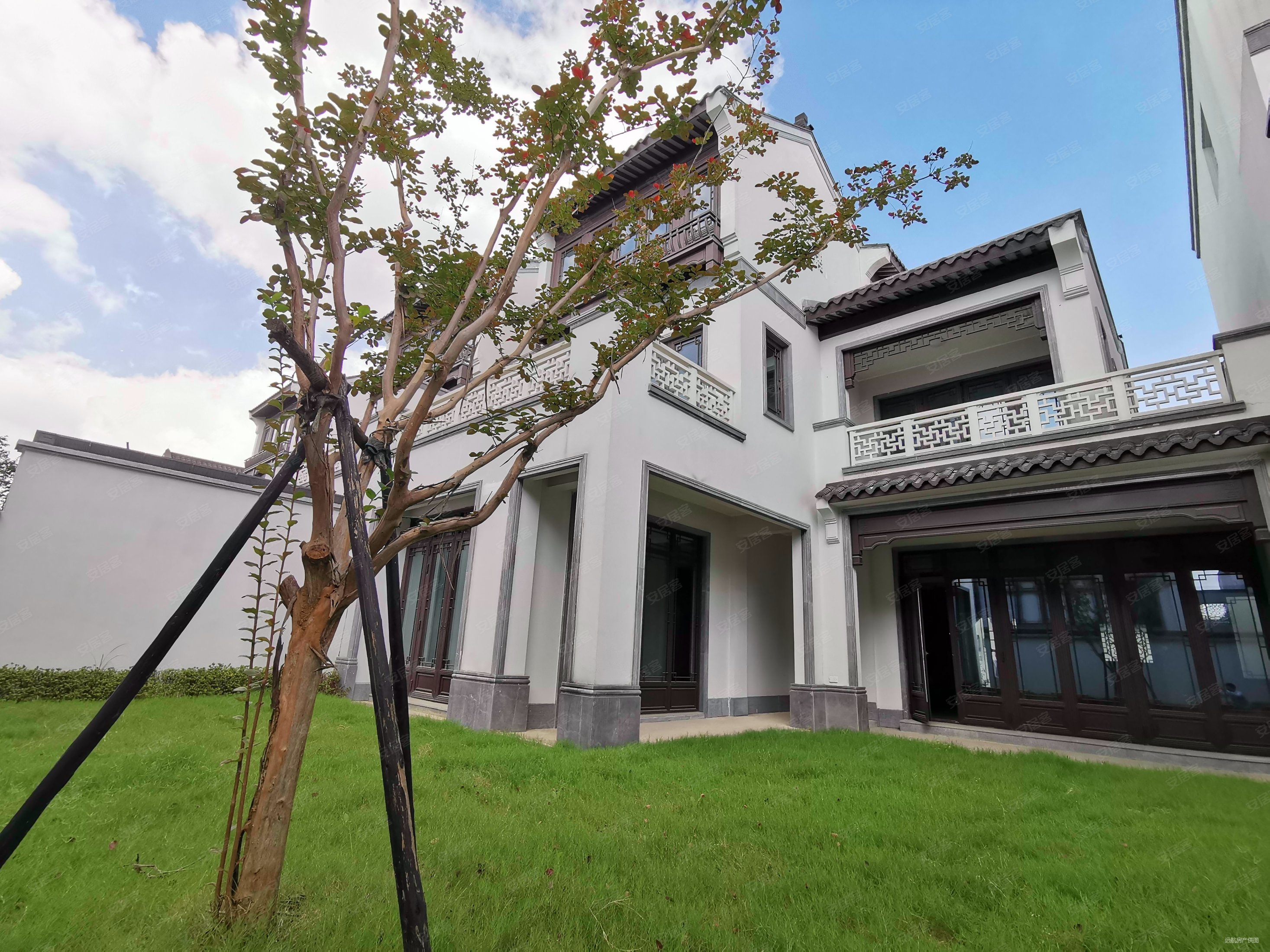 东洲板块绿城富春玫瑰园中式合院全朝南户型全房间朝南设计