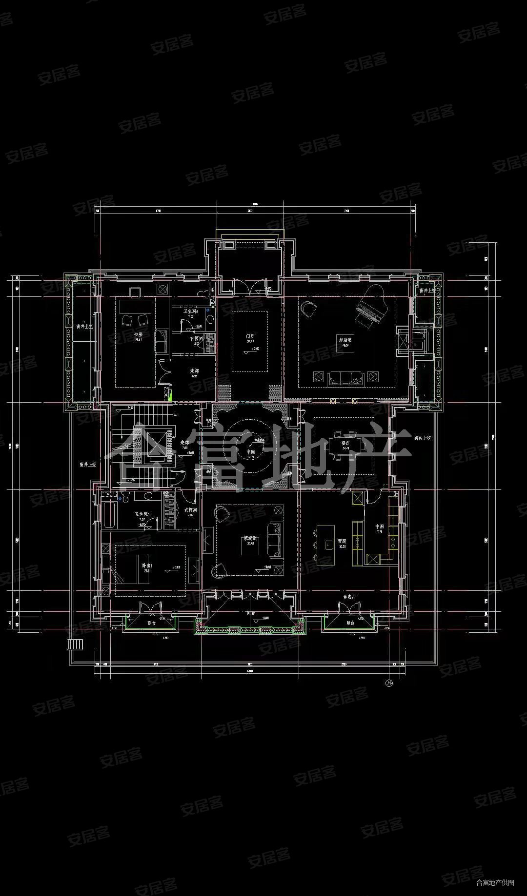 远洋lavie6室3厅6卫888.89㎡南北7900万