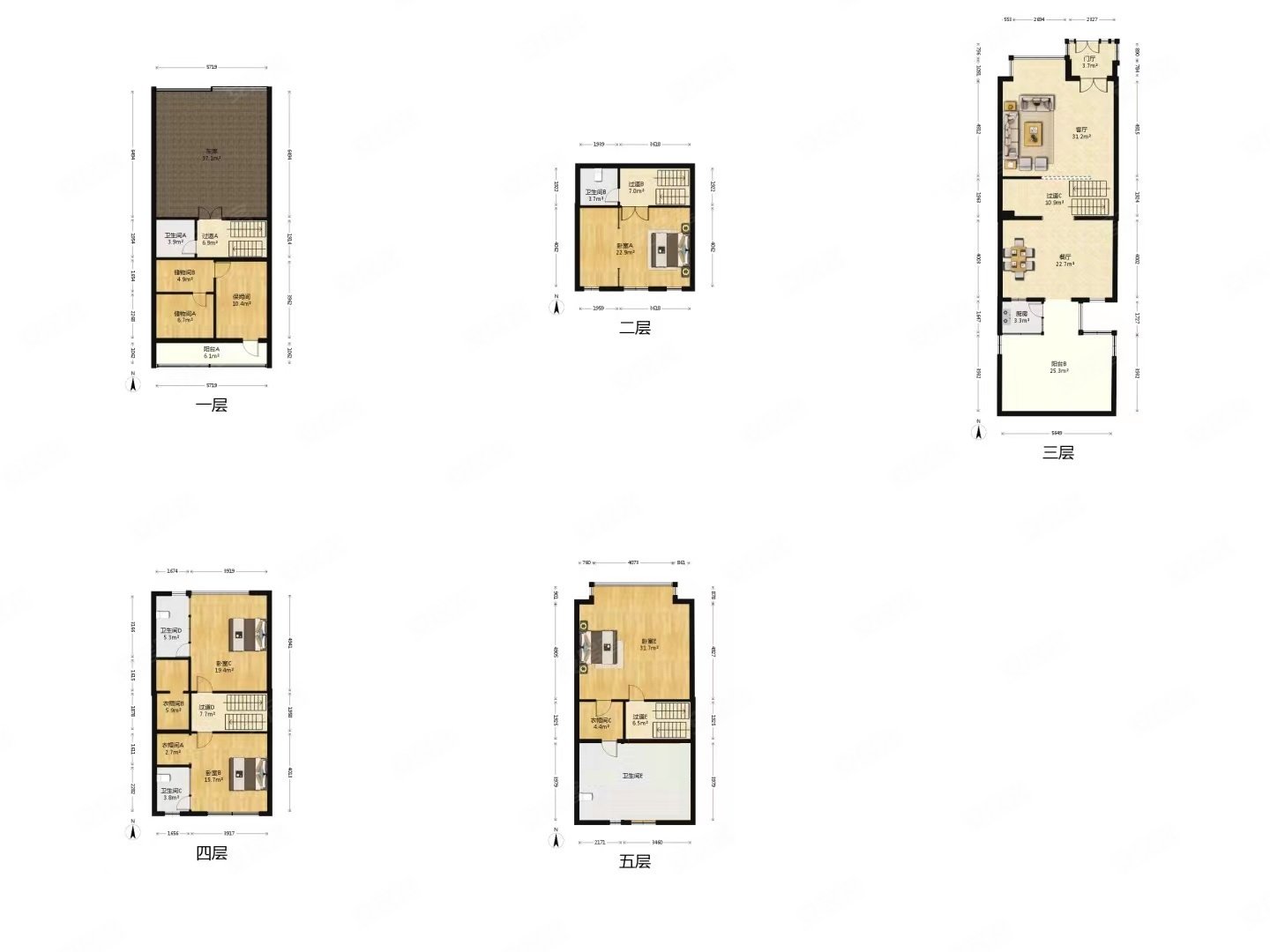 新出急售捡漏紫玉山庄三期联排一手别墅