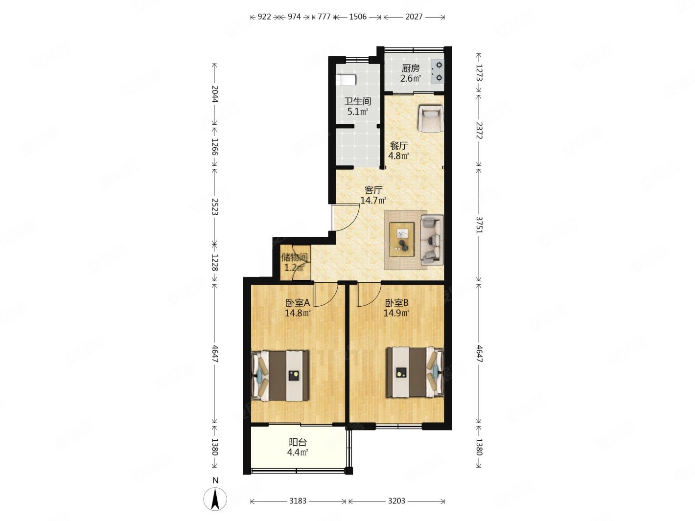 安泰村双南户型低楼层户型好看房方便业主城售