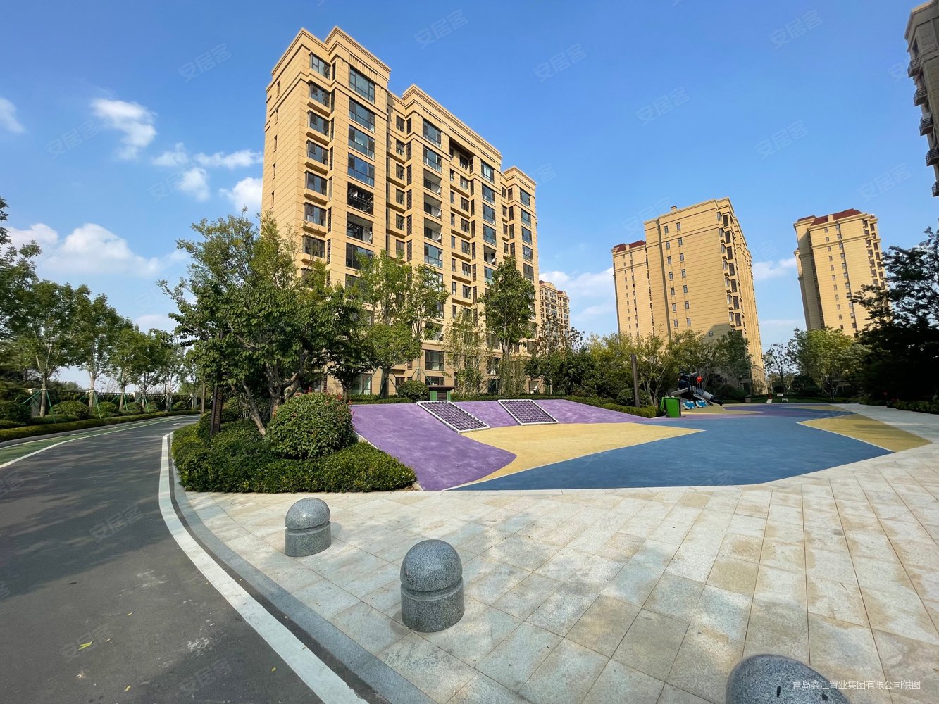 近亚洲杯体育馆,鑫江花漾里二手房,136万,3室2厅,2卫,107平米-青岛