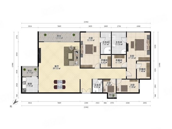 【多图】双玺花园(二期),蛇口租房,蛇口海上世界 全海景大平层 业主和