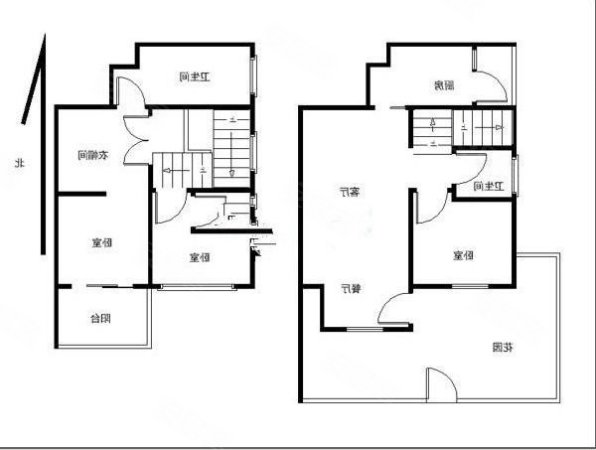 带私家花园80平米跃层洋房坐北朝南随时看房