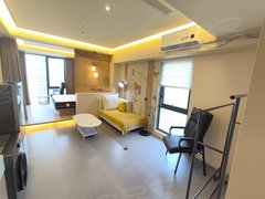 新乡红旗宝龙广场宝龙珑寓精装两室拎包入住100寸投影挂机空调干湿宝龙附近出租房源真实图片