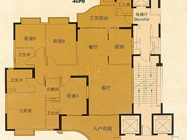 广州天河汇景新城汇景新城世家汇景新城世家 4室2厅3卫 233平 豪华