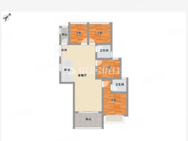 【多图】南宁宝能城市广场,邕宁周边租房,宝能城市广场4房1300,邕宁