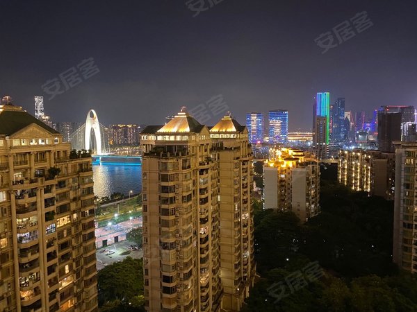 珠江帝景 夜景超靓 美丽视野  安逸又舒适 悠哉悠哉出租房源真实图片
