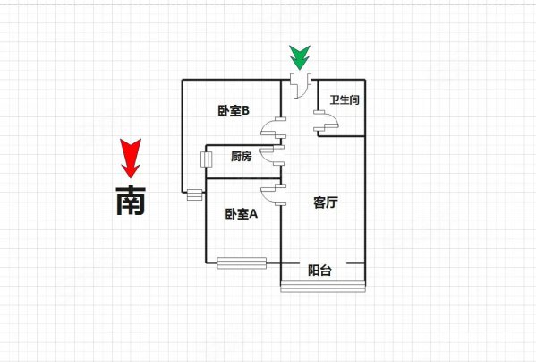 顶秀金石家园2室1厅1卫78㎡南410万