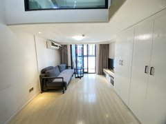 上海嘉定南翔海伦堡loft两室出租 拎包入住 精装实图 随时看房有密码出租房源真实图片