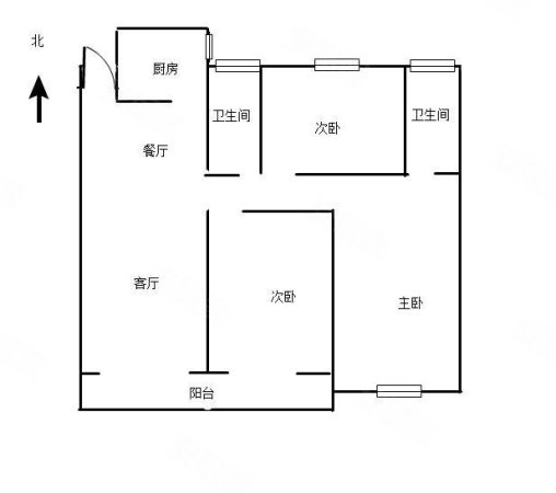 建业公园里(梁园)3室2厅2卫121㎡南北72万