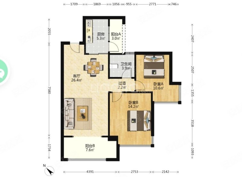 和信孔雀城 商品住宅 购物方便 出行方便 临地铁 近医院