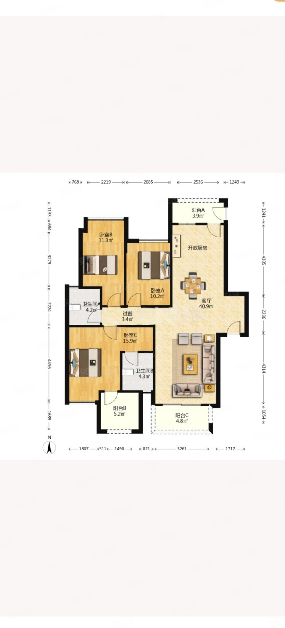 必卖好房急售富力城天禧清水洋房南北通透随时看房