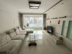 盘锦大洼和谐广场大王找房,富田花园步梯二楼,南北通透,两室两厅一卫。出租房源真实图片