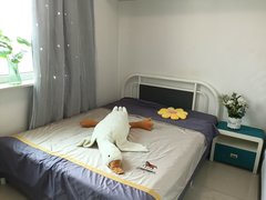 四平铁西九州大禹加州湾 精装两室 空调满配 押一付一1200紧邻师院卫校出租房源真实图片