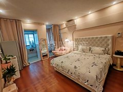 淮南田家庵淮南时代广场龙湖中心可短租押一付一有宽带投影 精装租金1500家具家电新出租房源真实图片