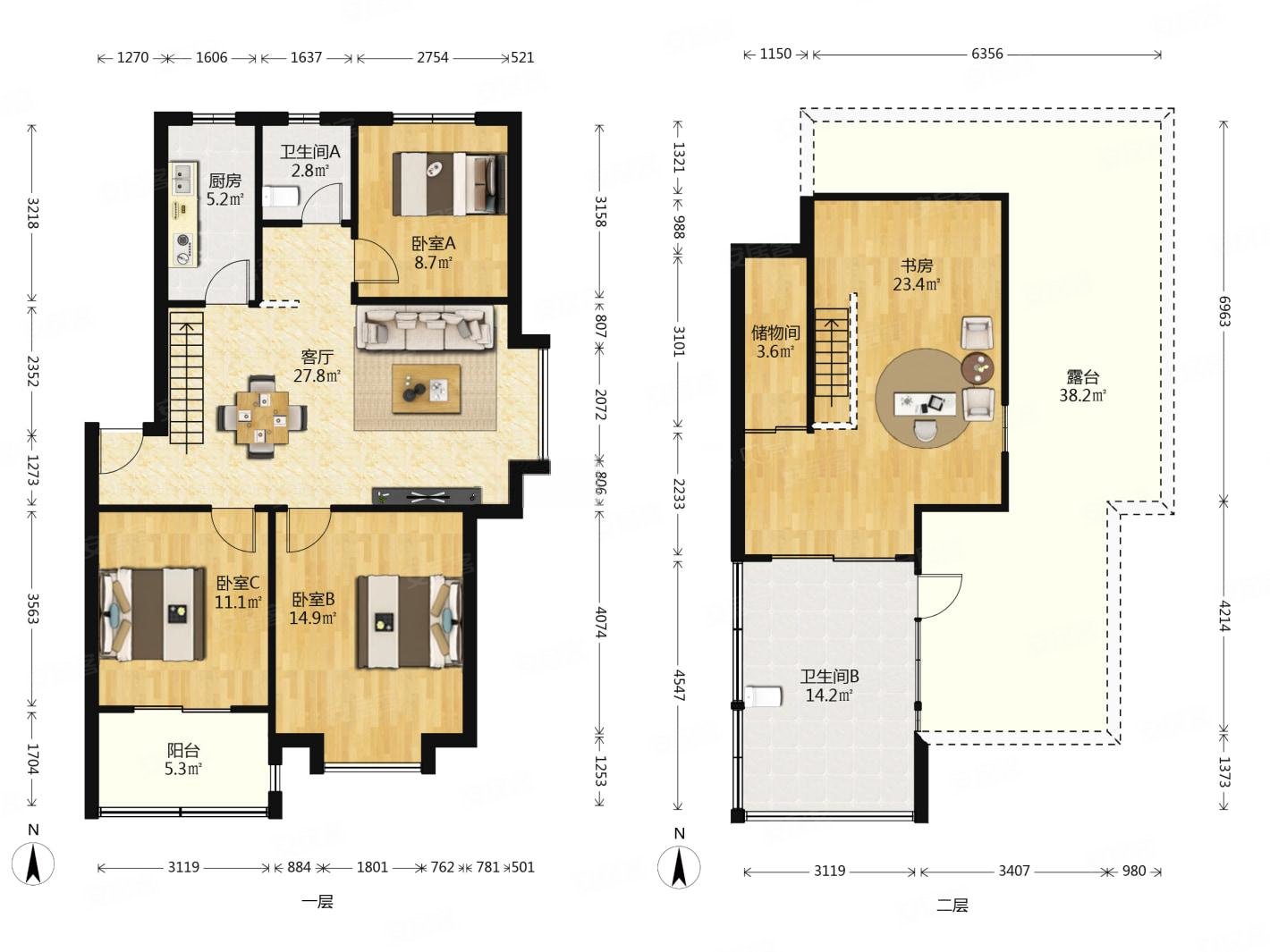 仙林南大和园精装此房通透格局采光视野好小区大门口位