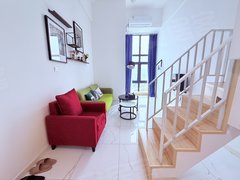 珠海香洲上冲来电即看（多套在租）都有钥匙，金发购物中心复式一房出租出租房源真实图片