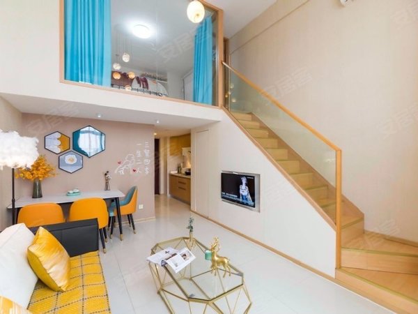 北京朝阳国贸国贸公寓品牌公寓 5米挑高复式 精装带家具家电 押一付一