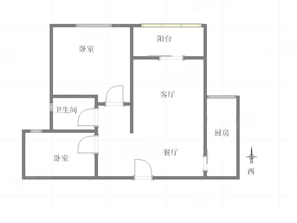 重庆璧山绿岛新区俊豪城(西区)俊豪城(西区) 2室2厅1卫 电梯房 精装修