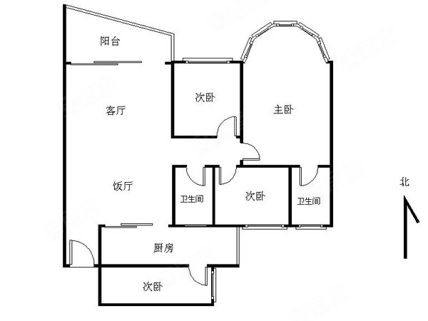 【多图】骏景花园,棠下租房,骏景花园 4 房 143 方,天河租房-广州58