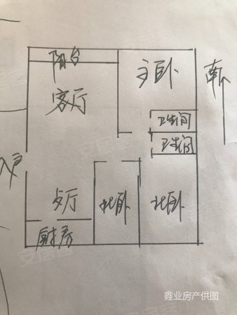 汇源首座3室2厅2卫130㎡南83万