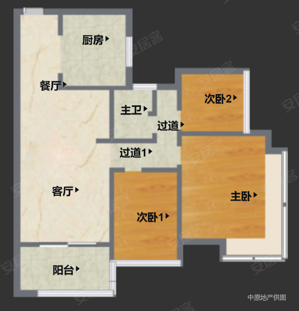 力迅西关雅筑3室2厅1卫91.23㎡南北498万