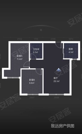 新怡雅居2室2厅1卫77㎡南北48.8万