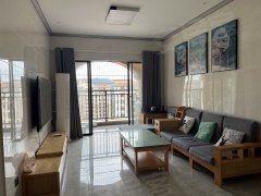 东江新城七期高层两房出租，家电齐全拎包入住！