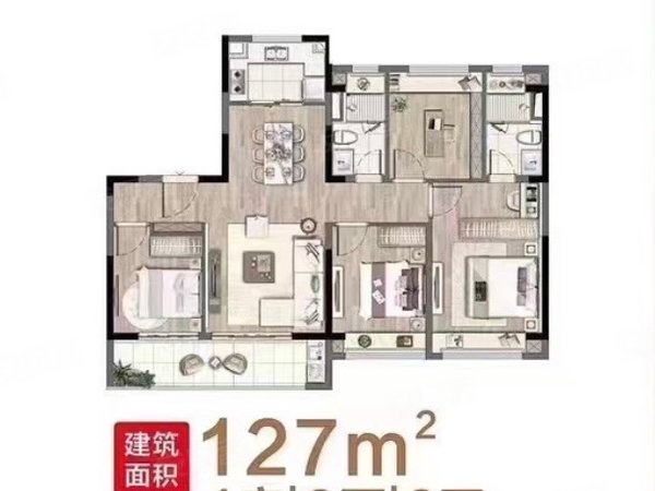 苏州常熟东南开发区湖畔现代城(三区)湖畔现代城独卫独立厨房1000