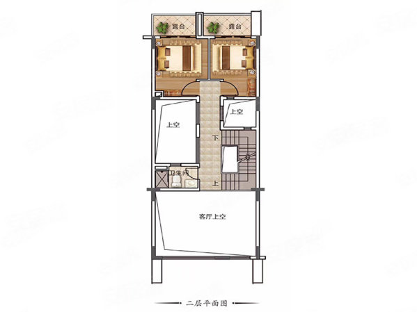 尚上名筑(别墅)6室3厅4卫340㎡南北1000万